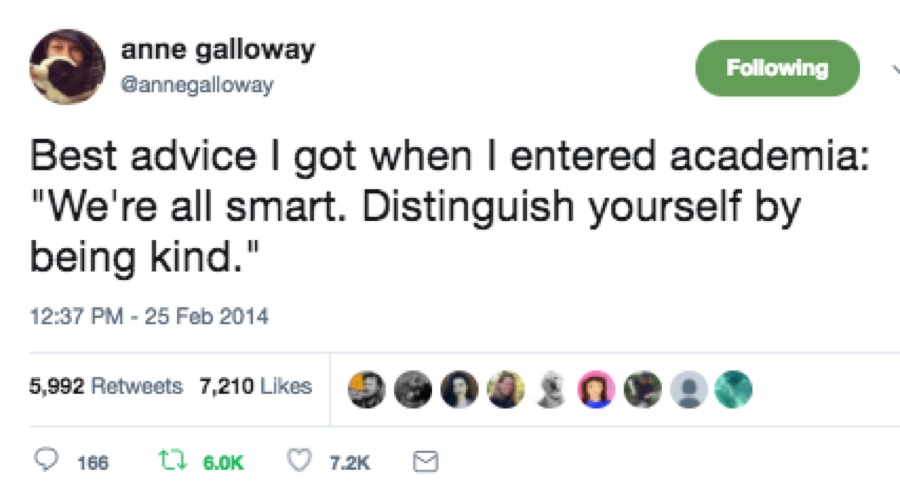 Kindness in Science